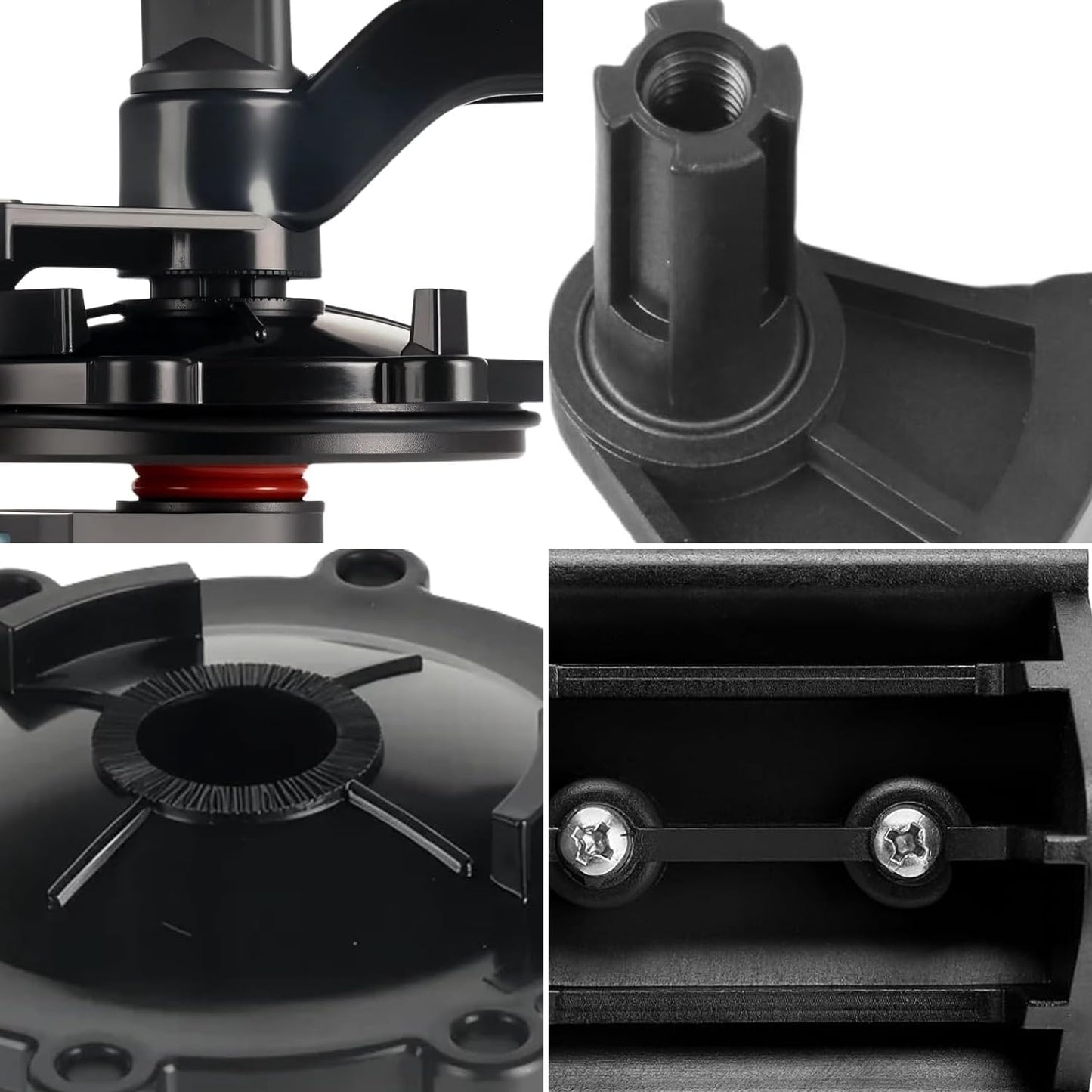 2-Port/3-Port Pool Valve Rebuild Complete Kit Compatible with Jandy 2-way/3-way 4715, 4716, 4717 Valve and Gray Valves with Diverter Valve 4720, Cover 4606, Handle 7433 (2 Pack)