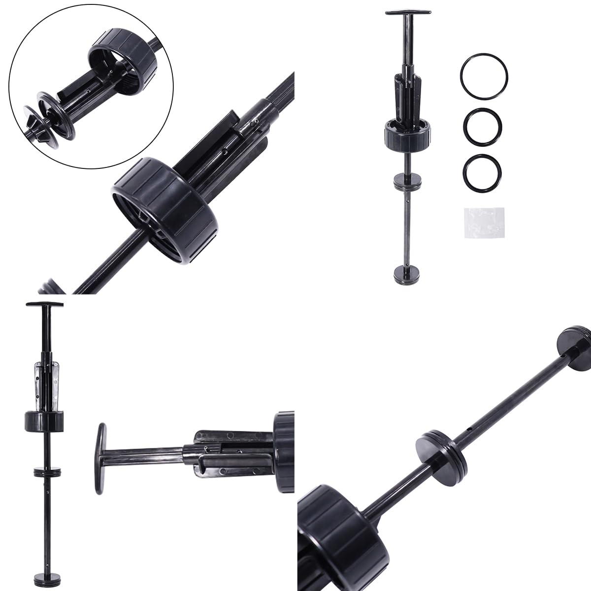 263055 Piston Shaft Assembly Replacement Kit, Compatible with Pentair PVC Slide Pool, FNS Plus Pool Backwash Valve and Spa Valve, Replace Model 263064, 263052, 263053, 263078, and 263079