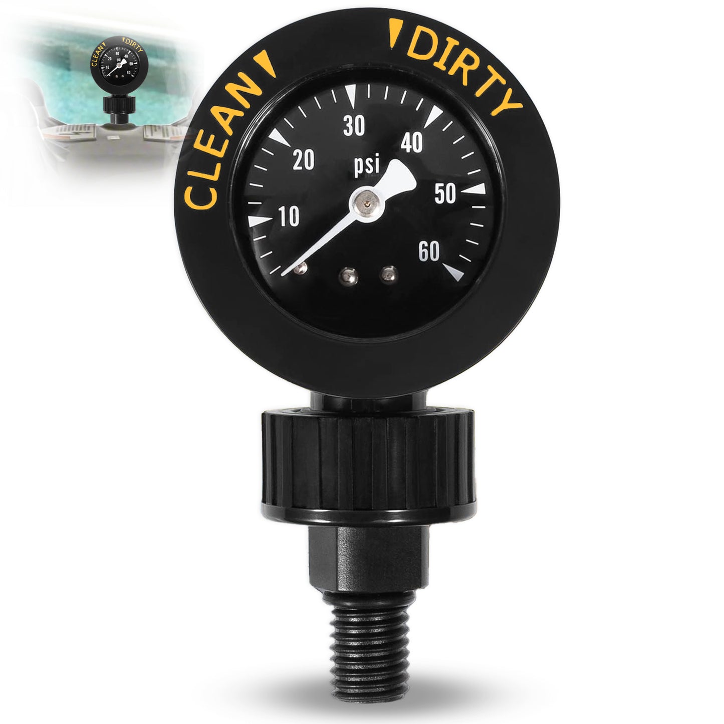 R0357200 Air Gauge Release Valve for Zodiac Jandy Pool & Spa Filters - Fits CV & CL, DEV & DEL, JS Series - Replacement Assembly