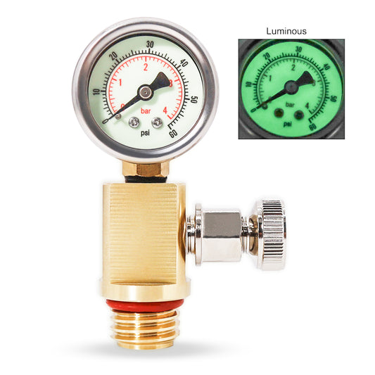 Upgraded RV40600 (98209800) Brass Air Relief Valve（Night light） | Compatible with Pool Filter Systems - FNS, Clean and Clear, Quad DE, 4000 Series Filters I Essential Pool Maintenance Accessory