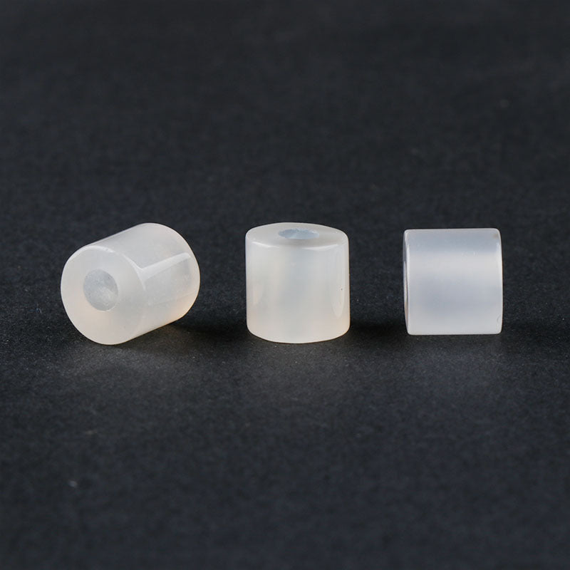 9×9mm Natural Stone Cylinder Beads – 4mm Large Hole Beads for DIY Cord Bracelet & Necklace Making
