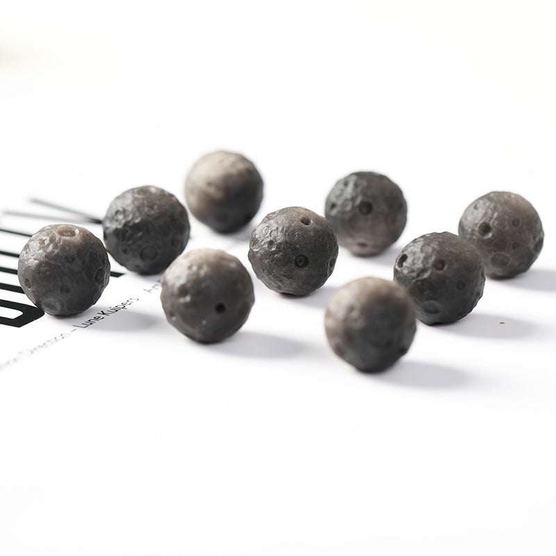 Silver Sheen Obsidian Beads – Natural Cosmic Stone Beads for DIY Jewelry, Bracelet & Protection Jewelry Making