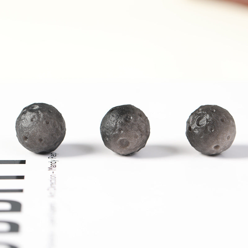 Silver Sheen Obsidian Beads – Natural Cosmic Stone Beads for DIY Jewelry, Bracelet & Protection Jewelry Making